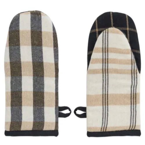 Assemble Kit Recycled Cotton Mitt Black 15x28cm